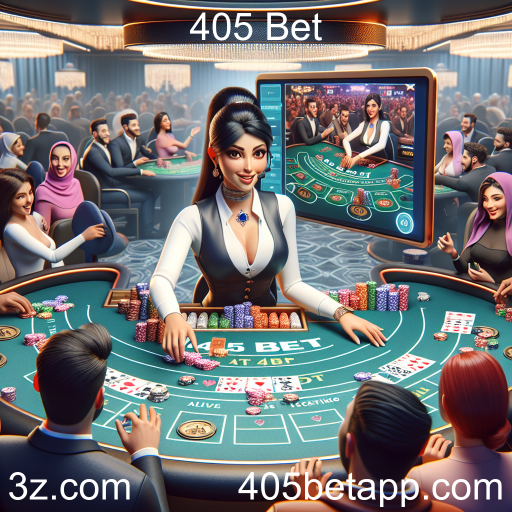 A Experiência Imersiva do Live Gaming no 405 Bet